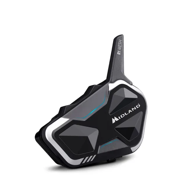 Midland Moto Intercom R1 Mesh Hybrid BT & Mesh Helmet Headset (single)