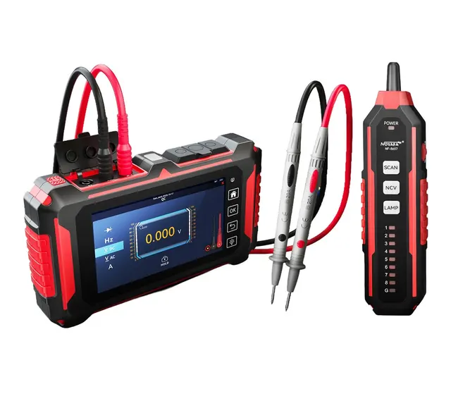 Noyafa Fiber & Network Tester with 150km OTDR, Full-protocol Network Analysis, PoE Testing, Ethernet Cable Verification, Multimeter NF-8607