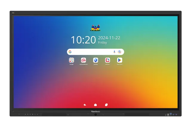 Viewsonic Viewboard Interactive Display Whiteboard 55" 4K Android EDLA 64-Point Touch 2.1 Speakers 8 Mic Array IFP5541-1-1C