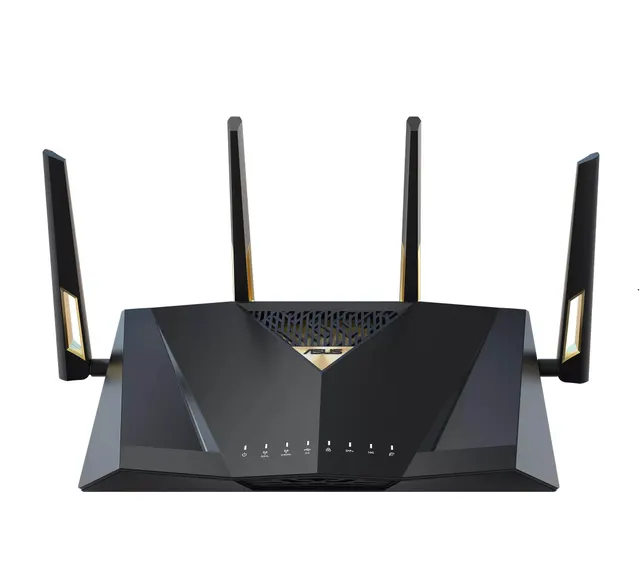 ASUS Router Wi-Fi 7 BE7200 Dual Band Quad 2.5GbE Dual 10G Ports SFP+ MLO VPN AiProtection Pro Guest-Network Pro RT-BE88U