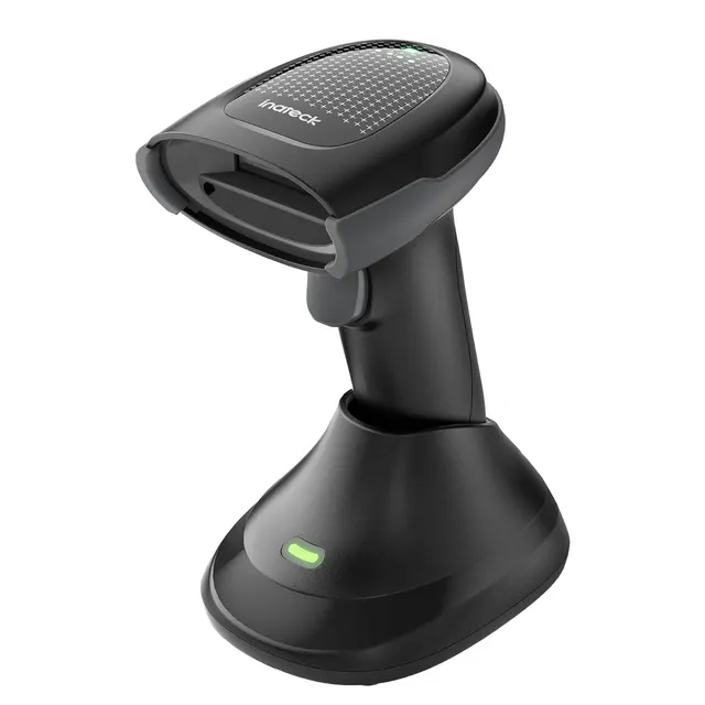 Inatech Barcode Scanner 1D/2D Wireless 2.4GHz/Bluetooth USB-A 2000mAh Charging Base Dual Battery Megapixel Scanning Pro170B