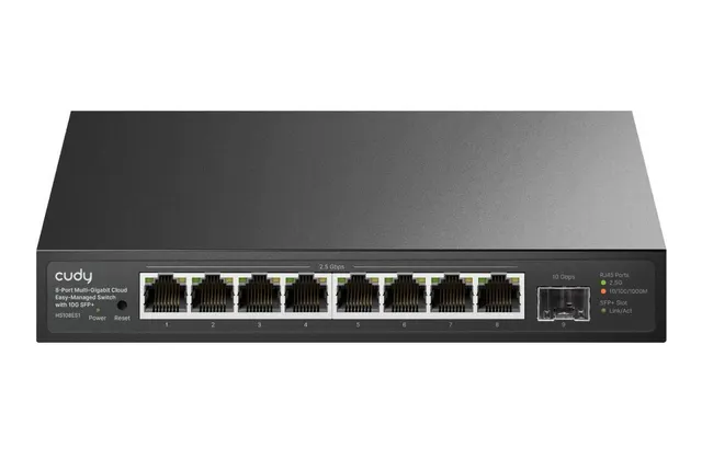 Cudy Switch Multi-Gigabit Ethernet 8-Ports 2.5GbE  + 10G SFP HS108ES1