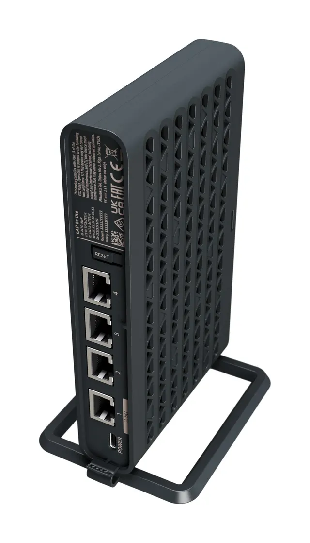 MikroTik Router Wi-Fi 7 hAP be lite BE3600 2.5G WAN, 3 x GbE A42G-HBEP