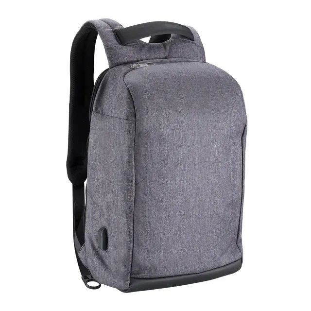 Lumivida Backpack Gray 15.6'' USB Port Anti-Theft Water-Resistant BKPK01-26
