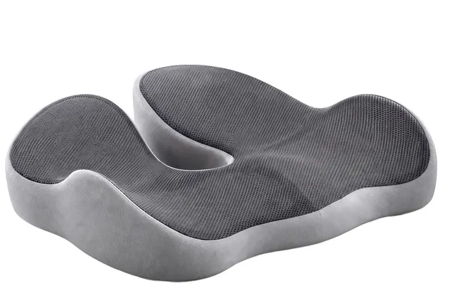 Lumivida Ergonomic Seat Cushion with Memory Foam, Hollow Area & Anti-Slip Bottom RLC06-19