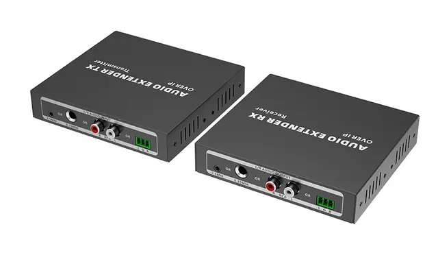 Lenkeng Audio Matrix Extender Kit over IP (1x Transmitter + 1x Receiver)