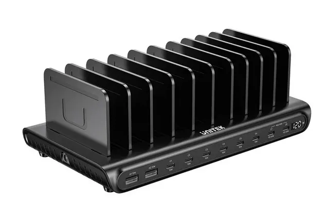 Unitek Charge Station 120W 10-Port 8xUSBC + 2xUSBA Max 65W P1230E