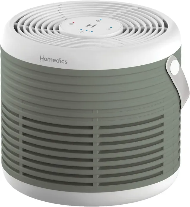Homedics Air Purifier 3-in-1 Rechargeable WHISPER PURE COMFORT Green