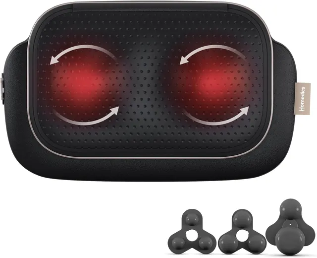 Homedics Massage Pillow Shiatsu, Heat, Gel & Rechargeable MODMASSAGE SP-1400H