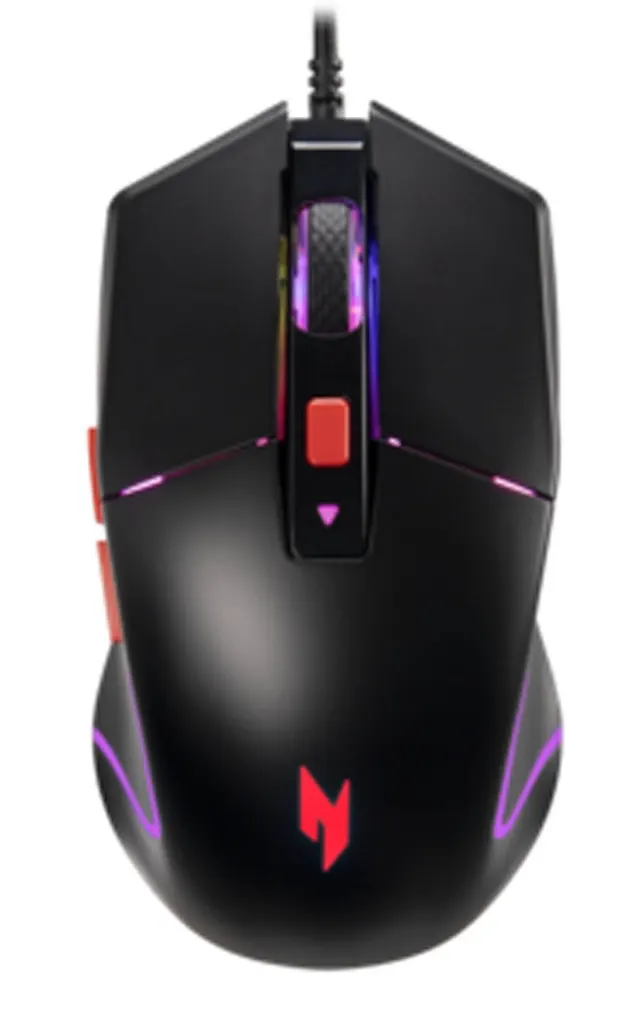 Acer Nitro Gaming Mouse Wired USB 7200-DPI RGB Black NMW100