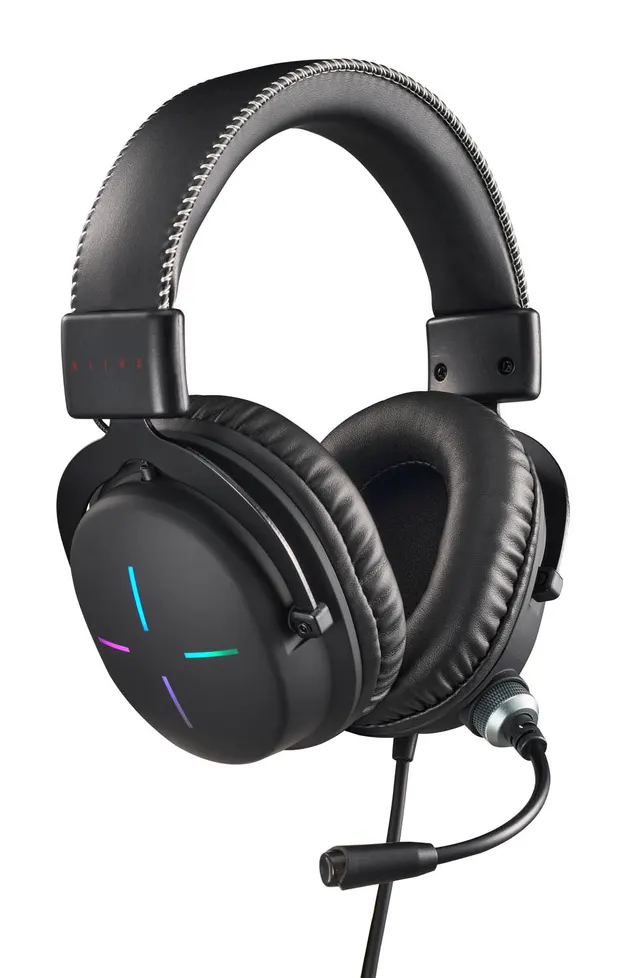Acer Nitro Gaming Headset Wired 3.5mm + USB for RGB Lights Black NHW200