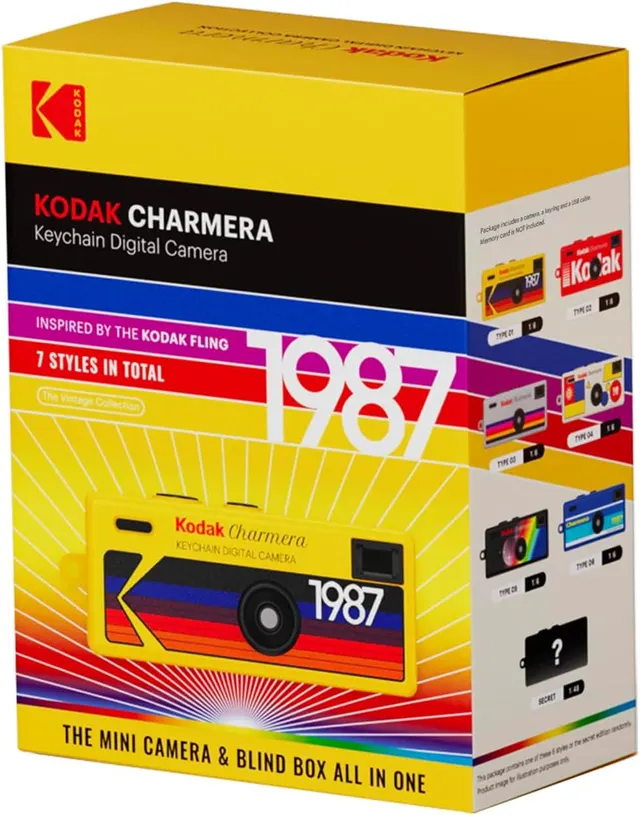 Kodak Charmera Keychain Digital Camera 1.6 Megapixels, Micro SD Card Slot, SD Card not included.