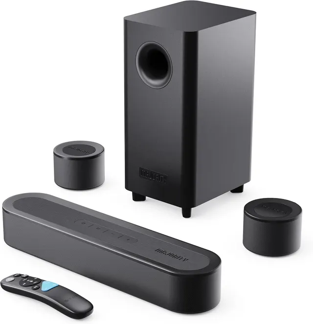 Majority Soundbar BOWFELL HALO DOLBY 5.1 230W Wired Sub & 2 Satellite Speakers
