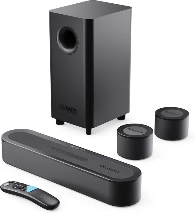 Majority Soundbar BOWFELL HALO ATMOS 5.1 300W Wireless Sub & 2 Wireless Speakers