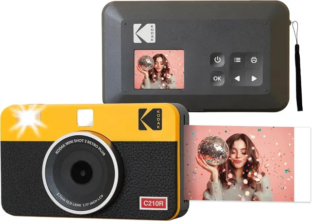 Kodak Instant Camera RETRO Mini Shot 2 Yellow (2.1x3.4)