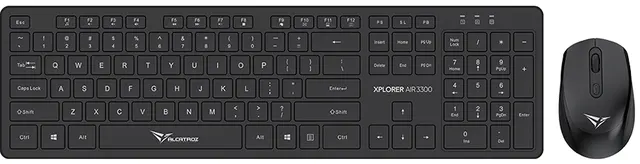Alcatroz Keyboard & Mouse Wireless Xplorer AIR 3300 Black