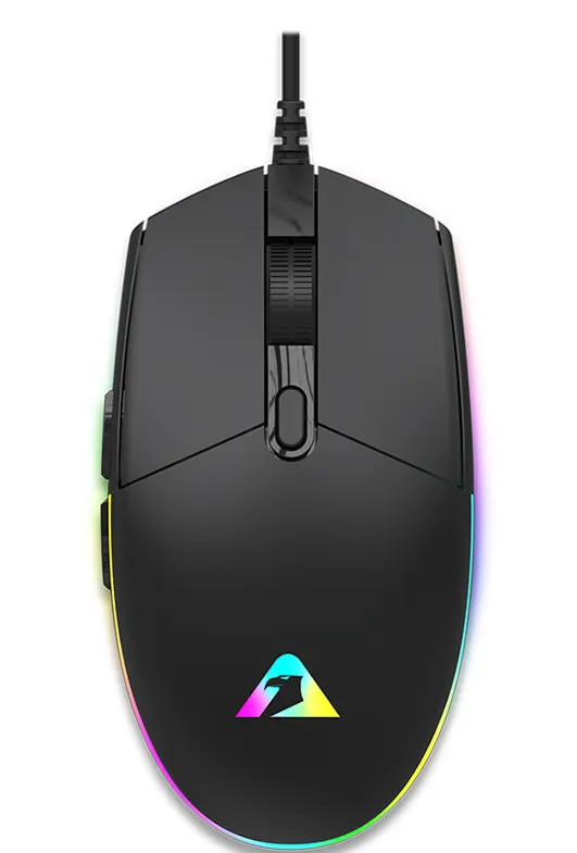 Armaggeddon Gaming Mouse Wired 12800CPI Silent RAVEN III SIGMA STEALTH Black