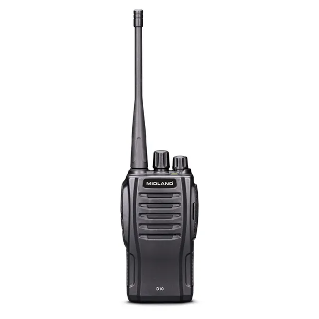 Midland Radio DMR/PMR Digital/Analogue Radio D10 (50 hr battery) (Single)