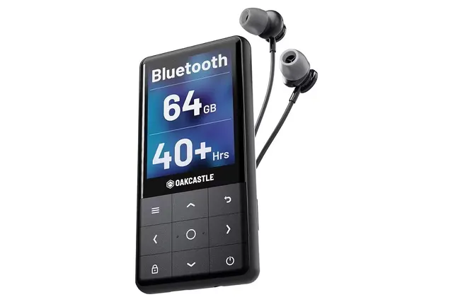 Majority Portable MP300 Player 64GB BT+Earphones (Oakcastle)