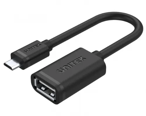 Unitek Y-C438GBK Micro-USB Male to USB-A Female OTG 20cm