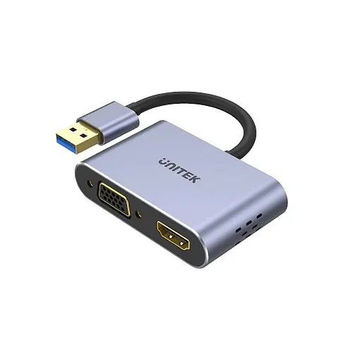 Unitek Converter USB-A 3.0 to HDMI/VGA V1304A