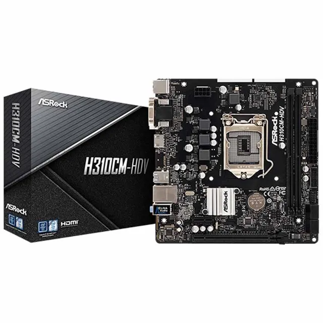 H310CM-HDV/M.2 MOTHERBOARD MICRO ATX LGA1151 ASROCK