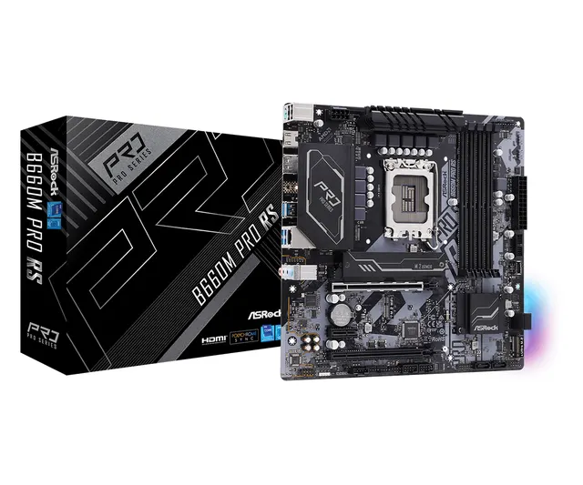 B660M PRO RS DDR4 MOTHERBOARD mATX LGA1700 (GEN12) ASROCK