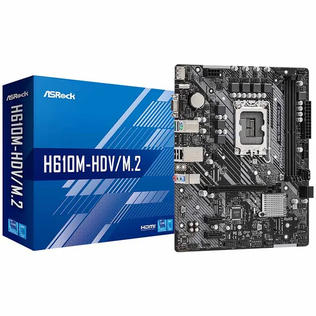 H610M-HDV/M.2 MICRO ATX MOTHERBOARD LGA1700 ASROCK