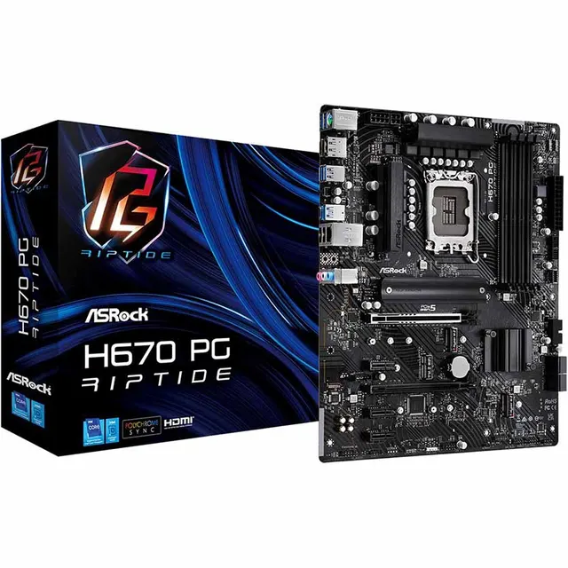 H670 PG RIPTIDE MOTHERBOARD ATX INTEL LGA1700 ASROCK