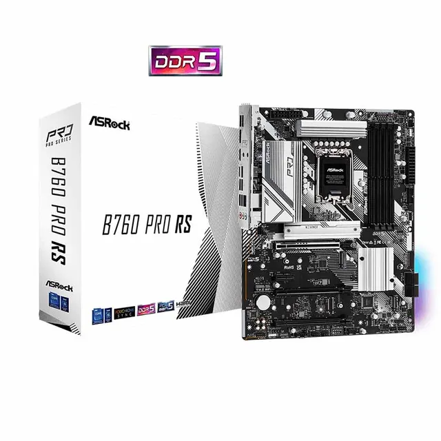 B760 PRO RS DDR5 MOTHERBOARD ATX LGA1700 (GEN12) ASROCK