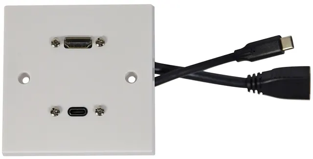 AV:Link WALL PLATE USB-C/HDMI 8K 122.387UK