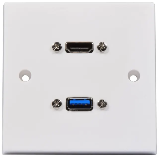 AV:Link WALL PLATE USB-A/HDMI 8K 122.398UK