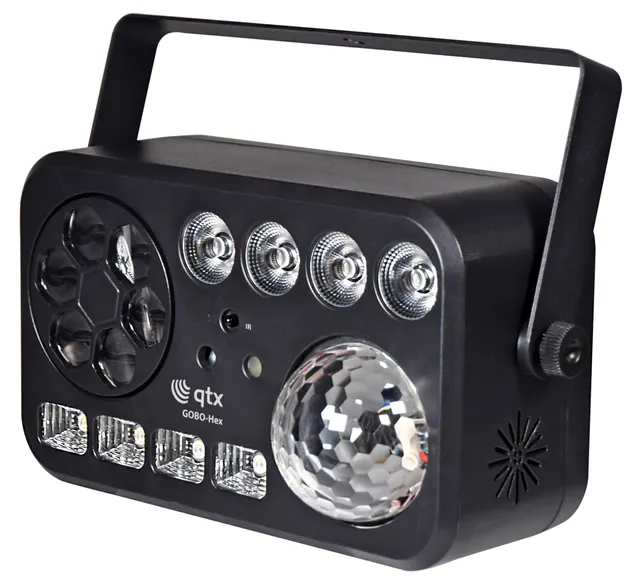 QTXlight GOBO Hex 6-in-1 LED & Laser Effect 151.745UK