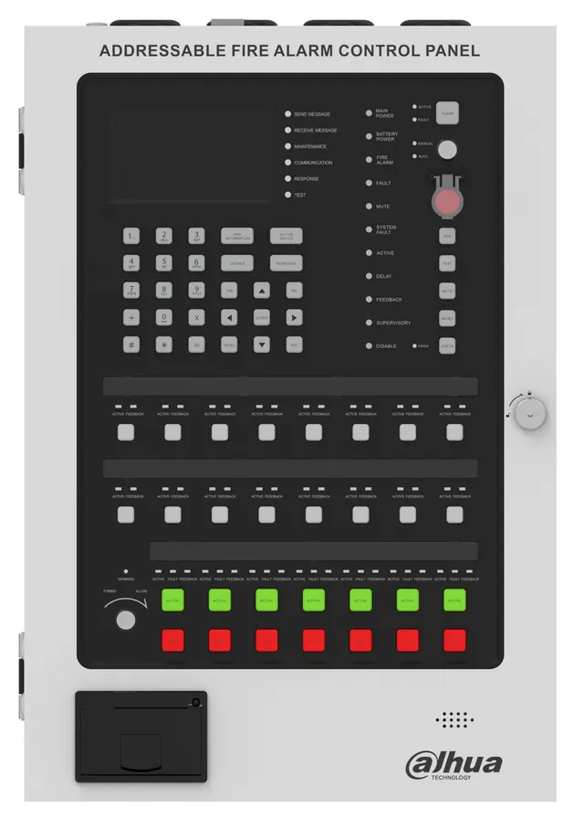 Dahua Addressable Fire Alarm Control Panel (1 Loop-254 Devices) HY-1022R-AB