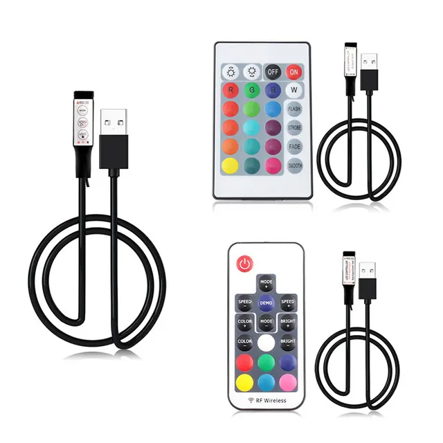 5V RGB Controller DC LED Light strip RGB RF with Remote Controller