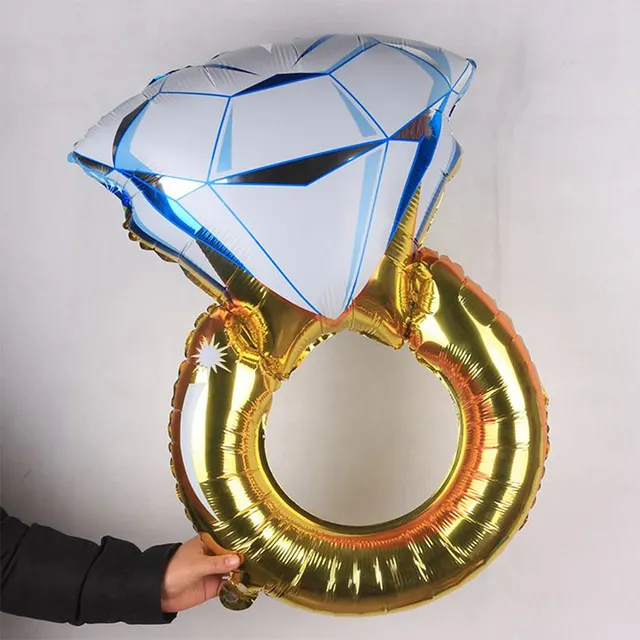43 Inches Big Balloon Diamond Ring For Wedding Decoration, Event