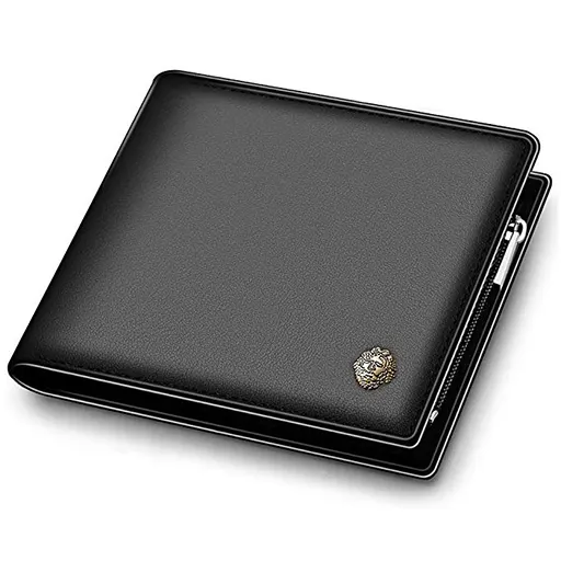 Leather Wallet For Men (BLACK)