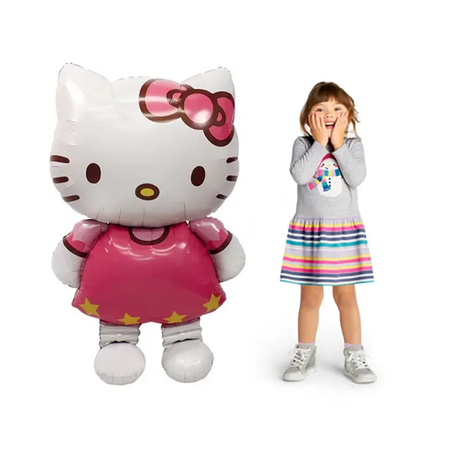 Huge Cat Kitty Balloon 115 * 67cm For Birthday Event, Decoration