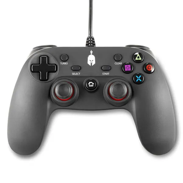 Spartan Gear Oplon Wired Controller Black For Pc & Ps3