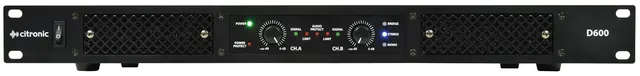 Citronic Amplifier D600 2x300W RMS/4ohm 172.106UK