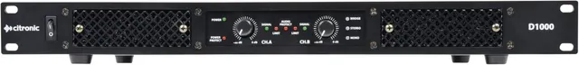 Citronic D1000 Class-D Power Amplifier 2x500W @4ohm 172.110UK