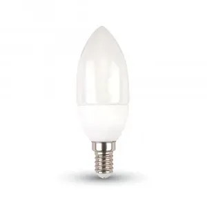 V-TAC LED Bulb E14 Candle 5.5W CW 6400K 173