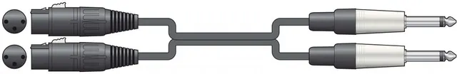 Chord Classic 2XLRF- 2x6.3MM 1.5m 190.039UK