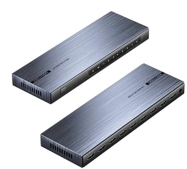 Vention HDMI Splitter 8-Port 4K 1.4 w/UK PSU AKQB0-UK
