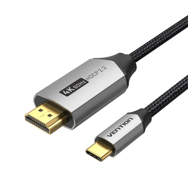 Vention USB-C to HDMI Converter Cable Braided 4K60Hz 1.0m CRBBF
