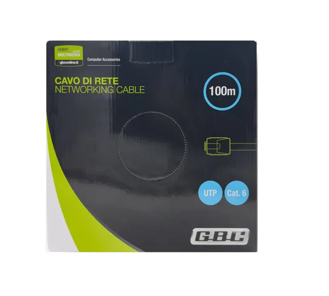 GBC Cat6 UTP CCA Network Cable 100m Pull Box