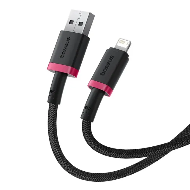 Baseus Cable Lightning to USB-A Dura Series Braided 1.0m Black-Red