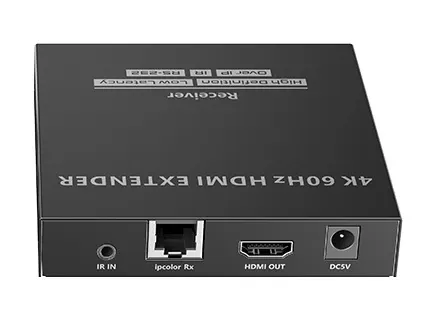 Lenkeng HDMI Extender over IP 4K60Hz 120m 1G IR Loop Extra Receiver LKV582