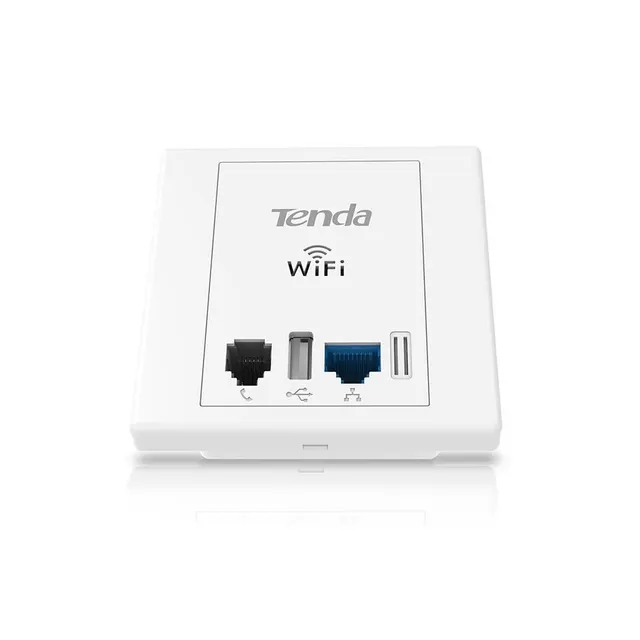 Tenda Wireless N300 In-Wall Plate Access Point | W6