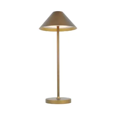 KELU LIBERTY USB-C Rechargeable IP54 Aluminium Table Lamp 240LM 4000mAh Bronze